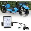 LCD Display, 24V 36V 48V 60V 5 Pin E Scooter M5 Panel Meter Screen Suitable for 31.8 22.2mm Handlebar Electric Bikes