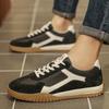 Fashion 2025 New Men's Casual Lace-Up Sneakers Lightweight Fashion Skate Shoes for Men Breathable Male Flats Comfortable Outdoor Shoes
