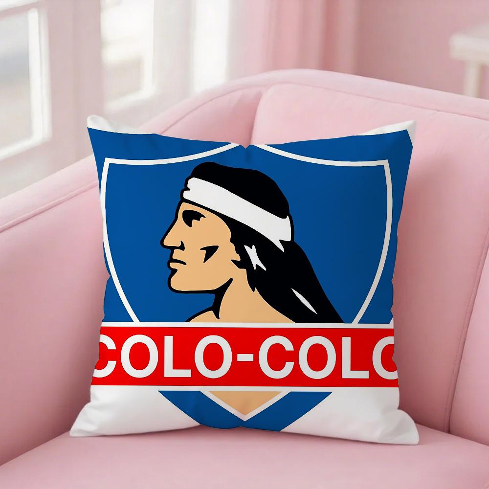 Club S-Social Y D-Deportivo Colo Pillow Case Square Double-Sided Printing Short Plush Sofa Cushion Cover Bedroom Bedside Pillow
