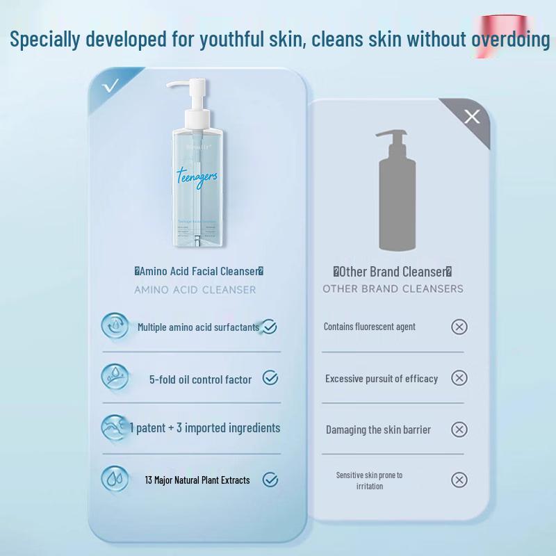 HIEUAILR Amino Acid Teenage Facial Cleanser