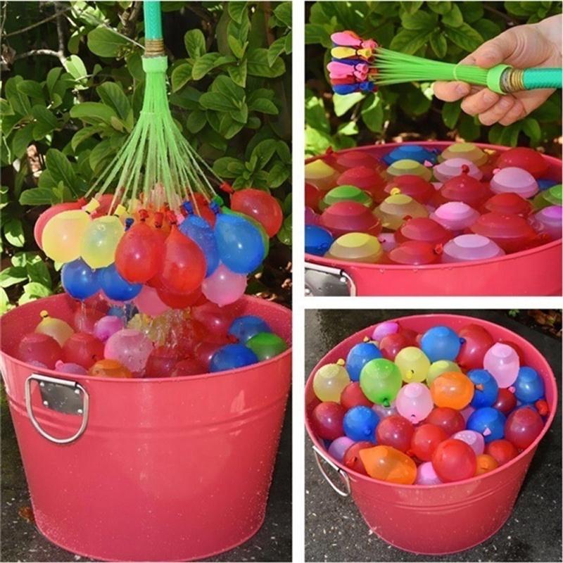 Outdoor Party Summer Prank Balloon Bombs Children Playing In The Water Toys