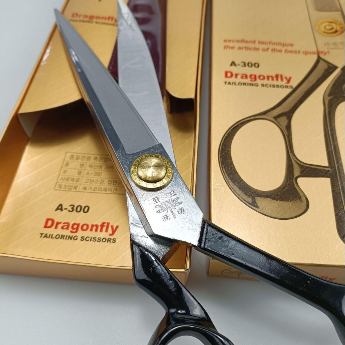 Korean Dragonfly Tailor Scissors: 8-12 inch Imported Clothing Scissors A-220