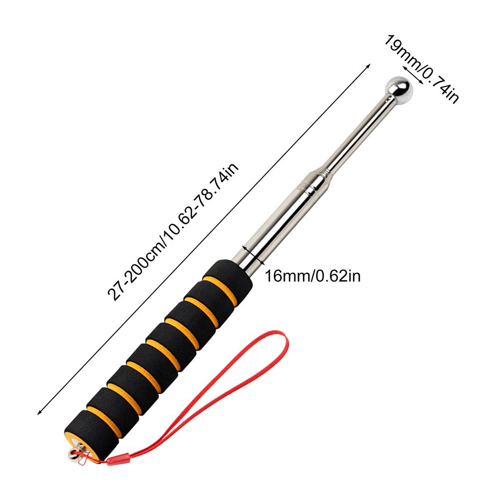 130cm/200cm Telescopic Wall Check Hammer Adjustable Empty Drum Hammer Inspection Tool Walls Floors Ceilings Tiles Test Checker