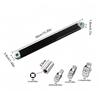 Extension Wrench 3/8 Inch Ratchet Offset Spanner For Maintenance Long Reach Extension Wrench For Truck Motorcycle Home Mechanics