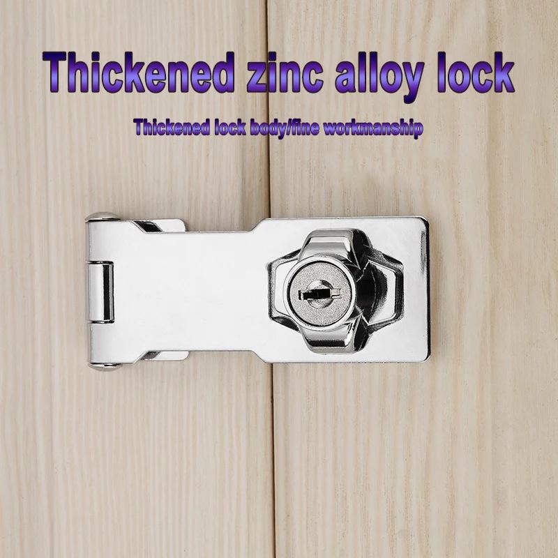 Keyed Hasp Locks Cabinet Locks with Keys,Twist Knob Keyed Locking Hasp,for Drawer,Cabinets Suitable for Use in Various Cabinets