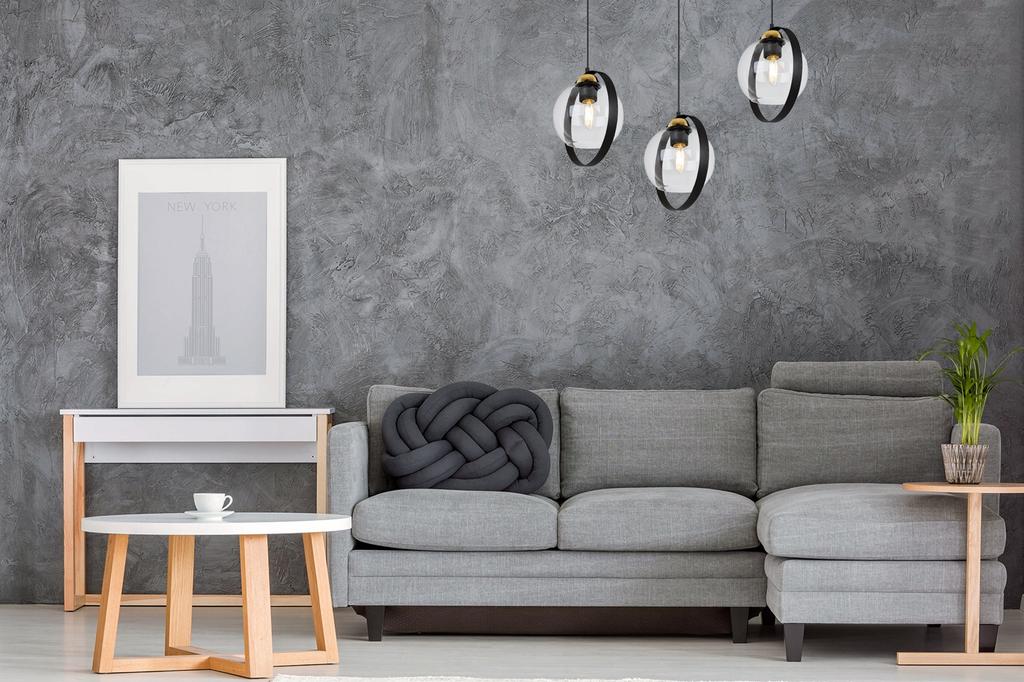 MODERN HANGING LAMP GLASS SHADE RINGS