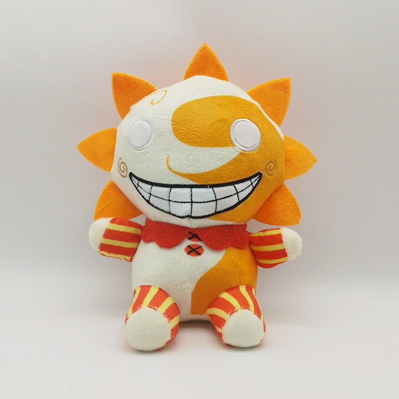 Sicherheitslücke Sundrop Moondrop Plüschtier Five Nights At Freddy's Sonne und Mond Weiche Stoffpuppe Spielcharaktere Plüschtiere für Fans Kinder Geburtstagsgeschenk
