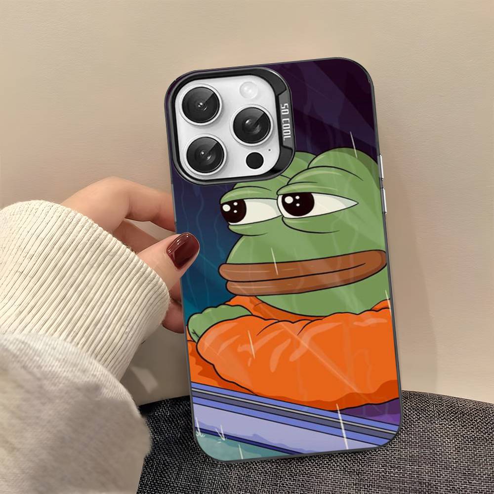 

Internet Meme Sad Pepe The Frog Phone Cases For IPhone 17 16e 15 14 13 12 11 Plus Pro Max ProMax Colorful Covers iPhone 13pro max