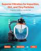 Pool Filter Balls for Sand Filter Pump Swimming Pool 1.5 Lbs Reusable Blue