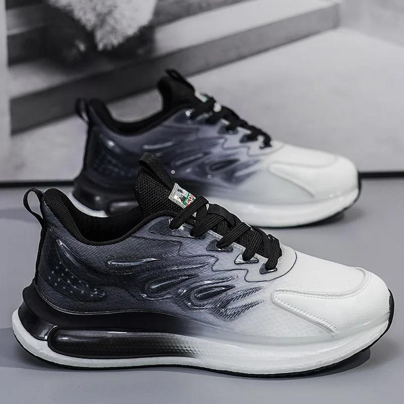 2024 New Shoes for Men Cross-tied Men's Vulcanize Shoes Fashion  Sewing Hot Sale Round Toe Breathable Outdoor Casual Shoes