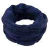 Cachecol Quente de Inverno Para Mulheres À Prova de Vento Elegante Cor Sólida Cachecóis Para Clima Frio Quente Malha Inverno Cachecóis de Laço Circular