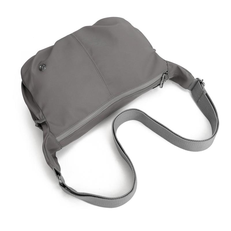 Bolsa Transversal Feminina Bolsa de Ombro Plissada para Exterior