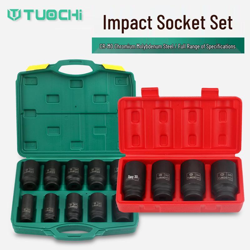 Heavy Duty 1/2" Electric & Pneumatic Hex/Torx Socket Set for Extended Wind Gun & Wrench