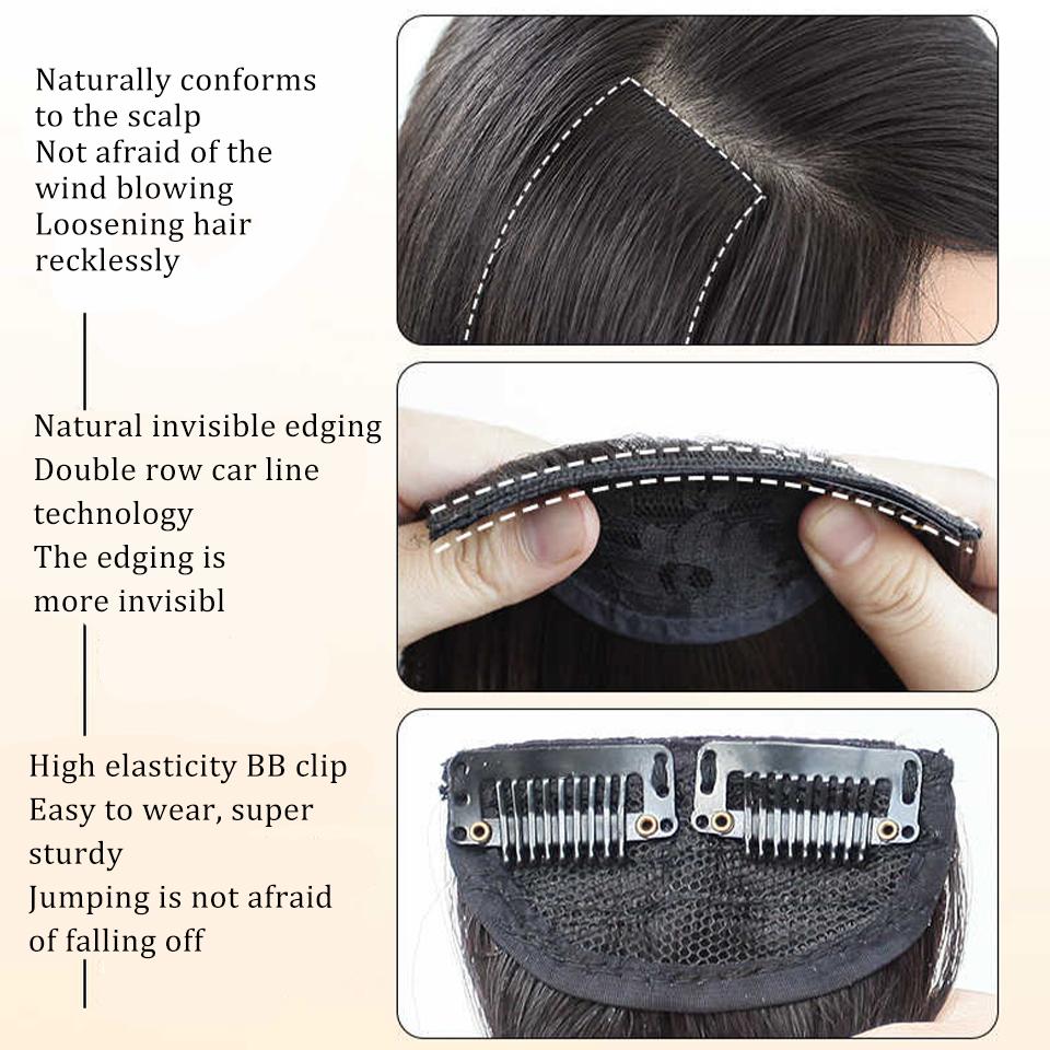 Synthetic Hair Curly hair 25cm/35cm Mini Hair Pad Hair Natural Black Brown Hair Extension Clips In Hairpiece For Women Hair Wig
