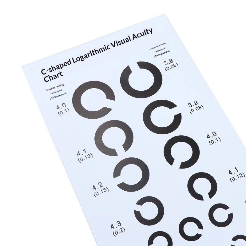Near Vision Test Cards Vision Chart Decimal Broken C For Eye Exams | Medical/Optical Supplies