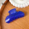Halloween Themed Hair Clip High Elasticity Spring Claw, Translucent Jelly Texture Shark Clip, Claw for Women Pumpkin-Bat Design Back Head Daily