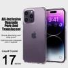 Clear Phone Case For For Iphone 17 16 1 Pro Max 16Pro 17Pro Transparent Silicone Back Cases For For Iphone 14 13 Pro Max Cover