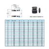MG1-65/G60 109-65 Rubber Bellow Mechanical Seals MG1 B02 Shaft Size 65mm For Water Pumps