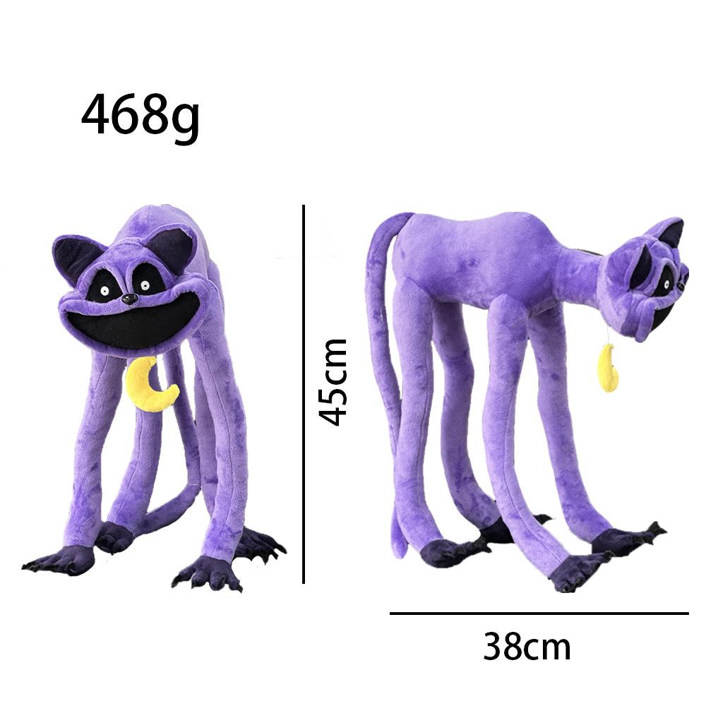 Purple Cat Doll Blue Elephant Plush Toy