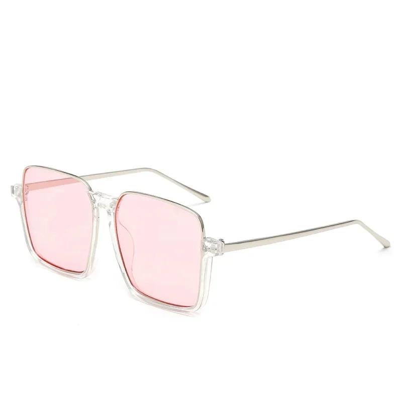 

Vintage Large Frame Glasses Fashion Style Same Face Big Face Slimming Women S Street Photography Sunglasses Uv Protection