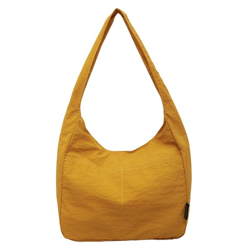 Large capacity shoulder bag literary and artistic fan simple student class bag lazy style versatile canvas bag new messenger bag women