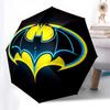 1pc Batman Symbol Sticker Umbrella with Plastic Handle,Suitable for All Seasons Travel Outdoor Multi-functional UmbrellaDCS157