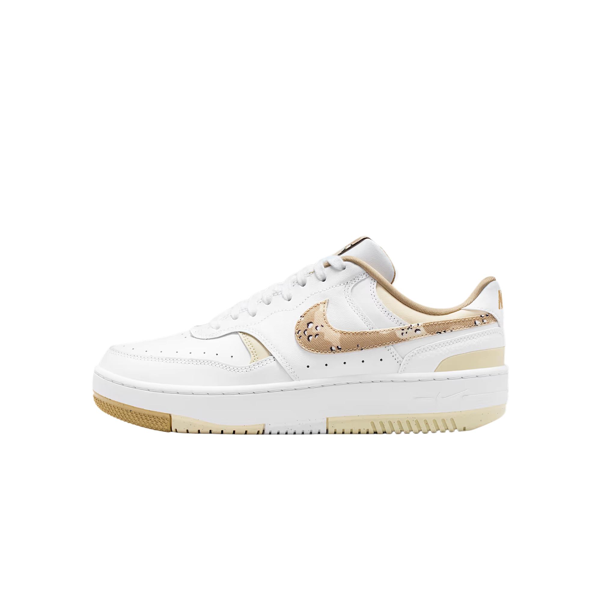 

Nike Gamma Force Leather Synthetic Round Toe Comfortable Classic Thick Sole Height Increasing Low Top Retro Basketball Shoes Women sneakers IB6171-100 44.5
