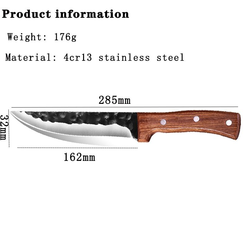 Stainless Steel Boning Knife Forged Meat Slicing Knife Fillet Knife Chef Knife Slicing Knife Cooking Tools
