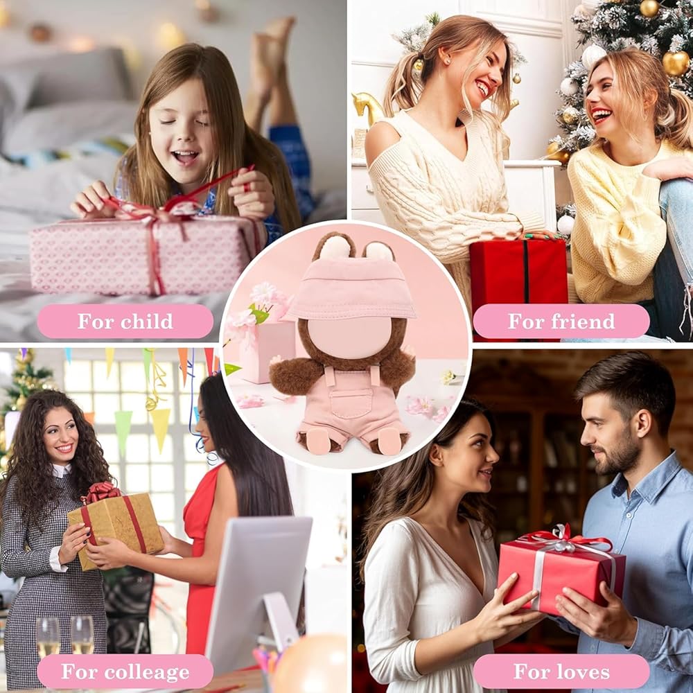 Cimoon Doll Clothes 15cm/17cm Cute Costume Outfit Accessories for Plush Toys and Dolls