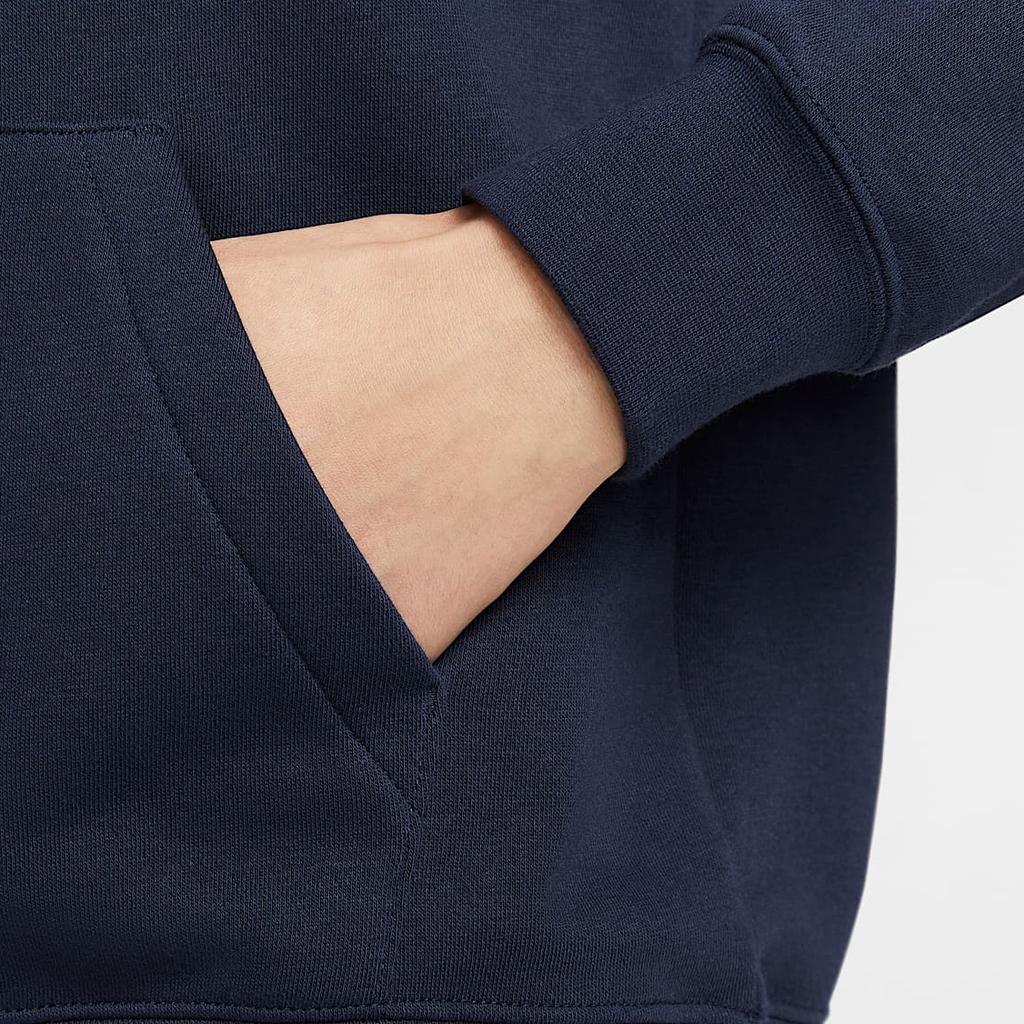 Nike Sportswear Club Fleece Hooded Pullover Sweatshirt Women tops Obsidian DQ5794-451