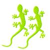 Pack of 2 Car Sticker Reflective Animal Exterior Warning Strip Decoration PVC Decal Removable Night Cycling Tape