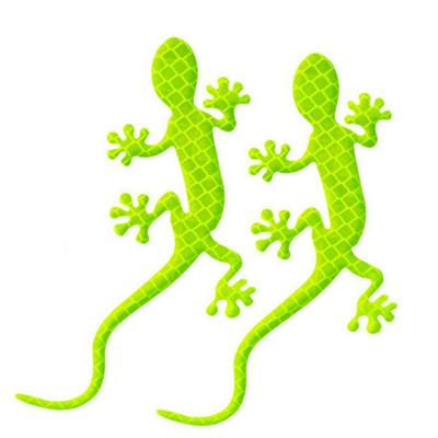 Pack of 2 Car Sticker Reflective Animal Exterior Warning Strip Decoration PVC Decal Removable Night Cycling Tape