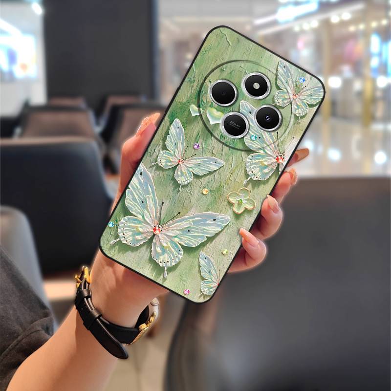 

Задня кришка Пилозахисний Чохол для телефону Для Redmi 14C 4G/14R 5G/A3 Pro 4G/POCO C75 Повний обхват Модний дизайн Ударостійкий Силіконовий Redmi 14C 4G/14R 5G/A3 Pr