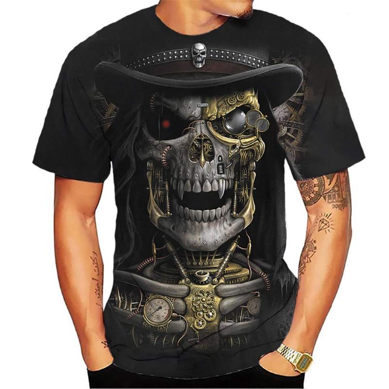 Magliette animali per uomo Maglietta con stampa 3D Maglietta sportiva da uomo Maglietta da strada Moda a maniche corte Magliette larghe oversize Abbigliamento da uomo
