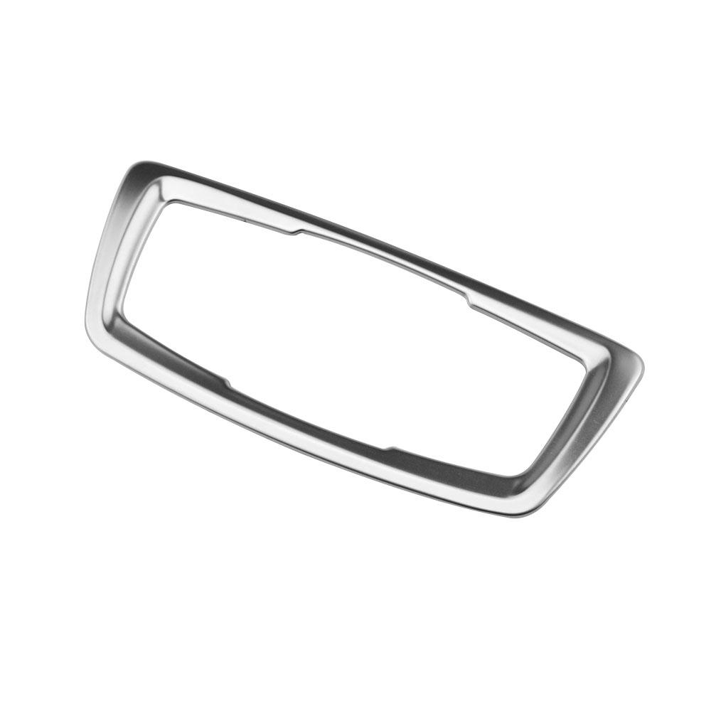 

For BMW X1 F48 2016 - X2 F39 LHD Headlight Switch Frame Cover Head Lamp Adjust Panel Decoration Sticker Interior Accessories steel style