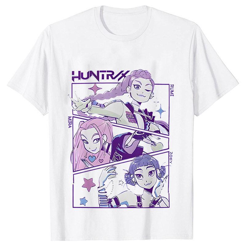 2026 summer new Hunting Witch Girls Popular Movie UnisexWomen AllPurpose ShortSleeved TShirt EU Size Adult Modal Shirt