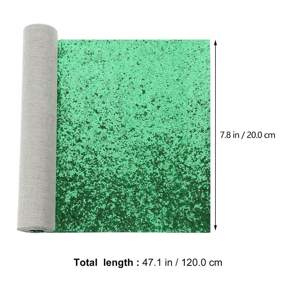 Glitter PU Sheet for DIY Crafts Sewing Fabric Sheet for Jewelry Making Decorative Bag Material Shiny Faux Craft Making