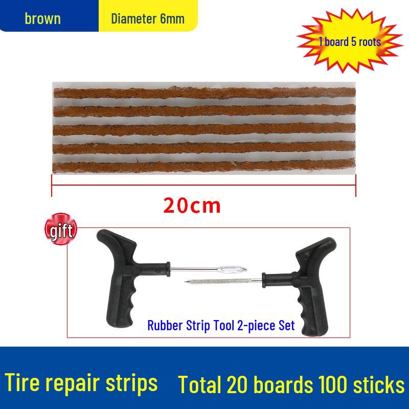 Yapıştırıcılı Elektrikli Motosiklet ve Araba Lastik Tamir Kiti