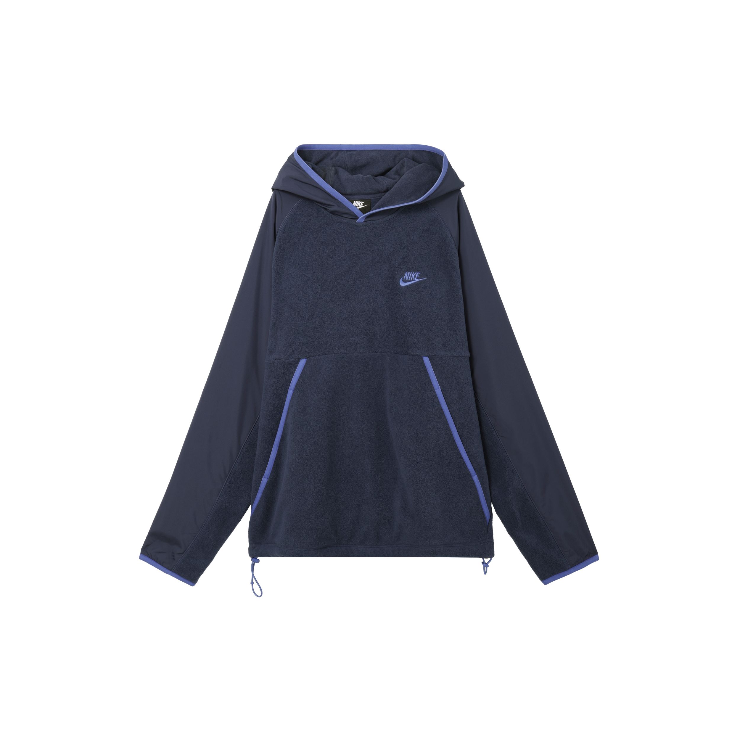 

Мужские однотонные пуловеры с флисовой толстовкой Nike темно-синие CU4364-410 M