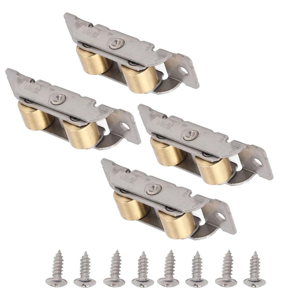 4 Sady Koleček pro Posuvné Terasy Náhradní Kolečková Sestava pro Posuvné Dveře Ložisko typu 88 pro Domov