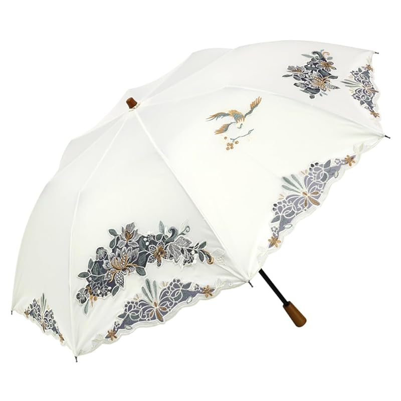 

[Шинуазри Модерн] Зонтик актриса зонтик премиум Цветы и птицы ришелье вышивка длинный зонтик короткий складной зонтик магазин канал Полностью