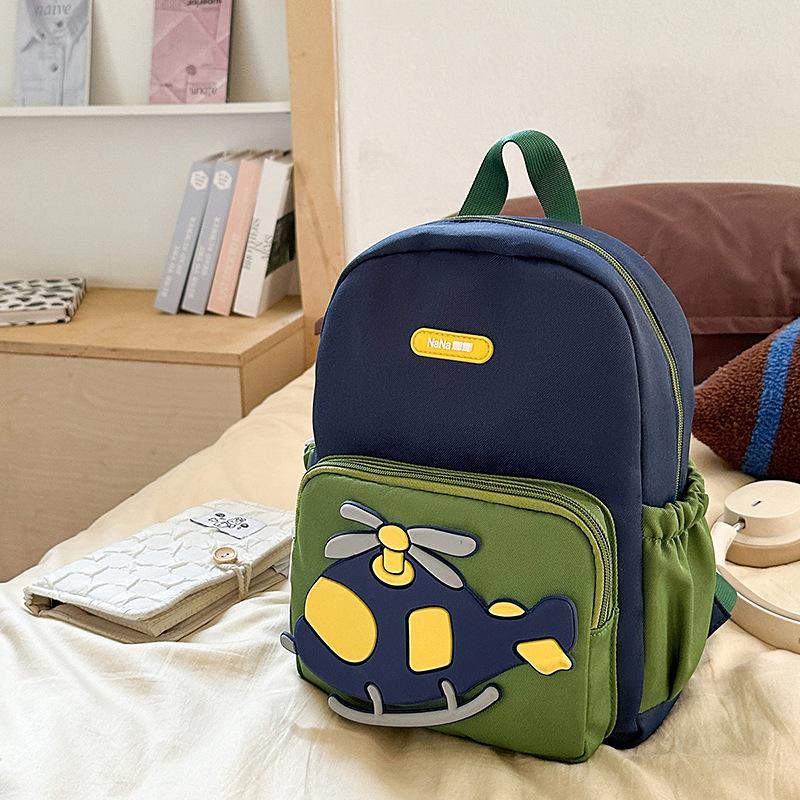 

Новый детский сад Маленький класс Мальчики и девочки Легкий Модный Детский автомобиль Милый Мультяшный Рюкзак-сумка .