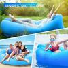 New Lazy Folding Camping Inflatable Sofa  Portable Outdoor Inflatable Lounger Comfortable Outdoor Furniture Camping Air Mattress
