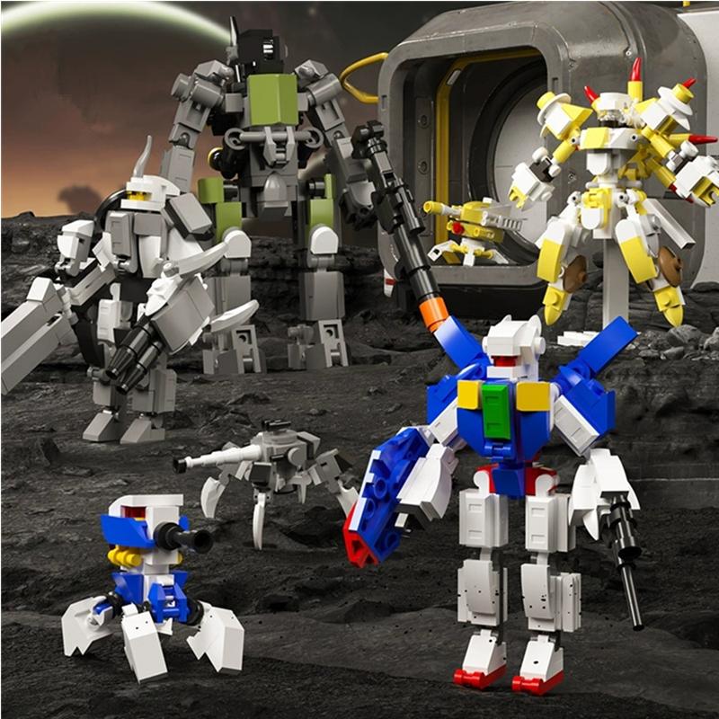 Latest Moc Battle Mecha Robot Sky Phantom Aviation Flight Timeless Model Construction Blocks Sets Blocks Toy For Kids