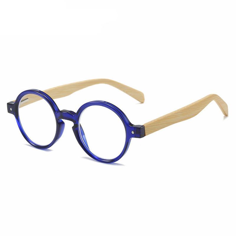 May Flower Runde Lesebrille Herren Retro Korrekturbrillen Rahmen Bunter Rahmen Dioptrien +1-+4