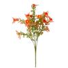 1/6Pcs Fall Artificial Flower Realistic Fake Plastic Flower Home Office Wedding Party Table Centerpiece Indoor Outdoor Faux Bloom Decoration