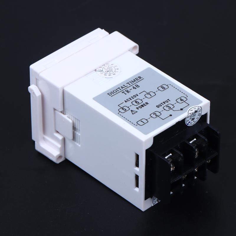 Digital Timer Relay Ac 220V Tr 48 Programmable Time Delay Switch For Industrial Control Equipment Oven Accessories