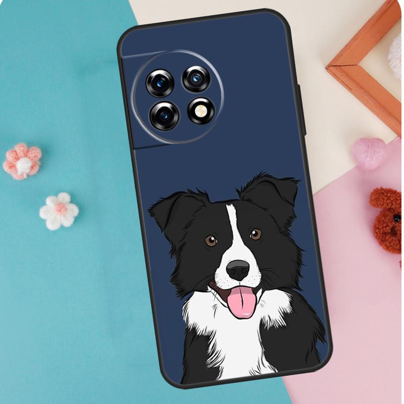 Border Collie Dog For OnePlus Nord 5 CE 2 3 4 Lite N20 N30 Case For OnePlus 15 13 12 11 10 13T 10T 12R 13R 15R