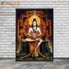 Shiva Hinduism Goddess of India Wall Art Canvas Painting God of Destruction Wall Pictures For Living Room Nordic Poster Unframed