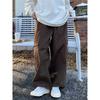 Retro Spring and Summer Wide-leg Basic Drawstring Overalls Men's and Women's Versatile Loose Leggings Casual Pants Thin